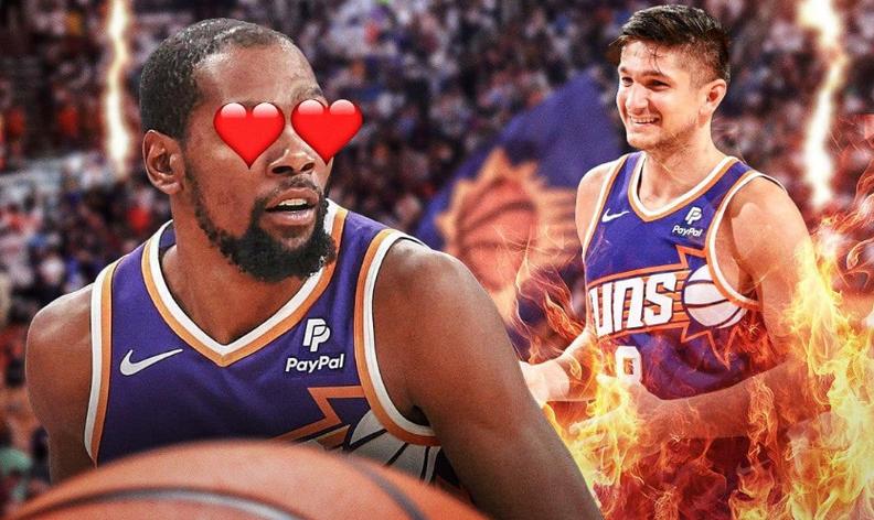 状态不错！格雷森-阿伦8投4中得到11分3板2助