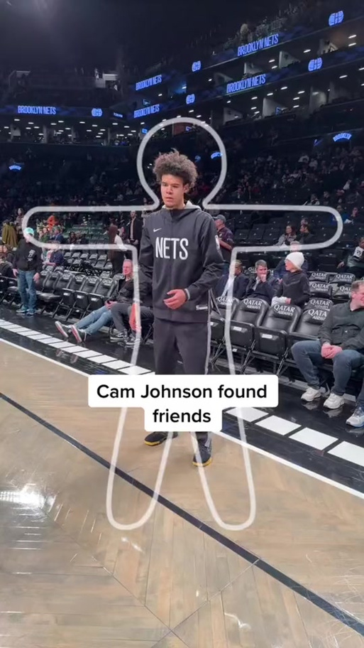 还在适应！卡梅隆-约翰逊上半场6投2中&三分5中1仅得5分