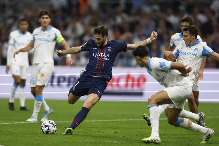 队报：马尔基尼奥斯伤缺时间可能比预期更长，本周末法甲继续缺席