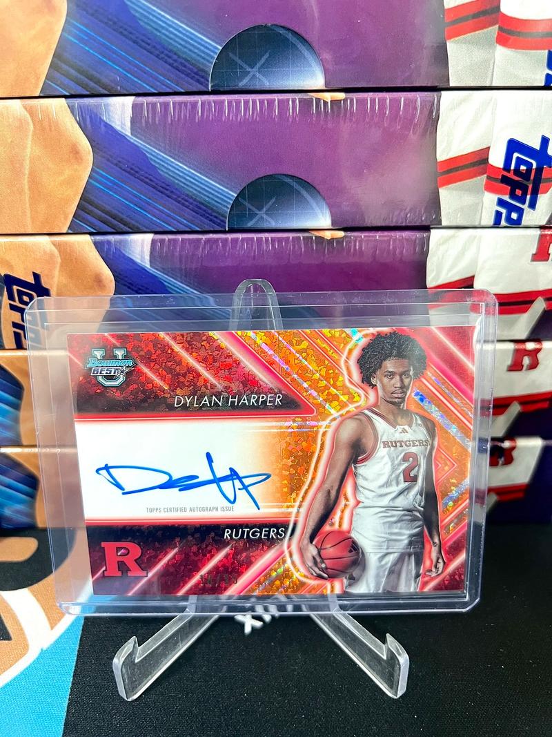 人气不俗啊！迪伦-哈珀的1of1签字球星卡挂牌价7万美元！