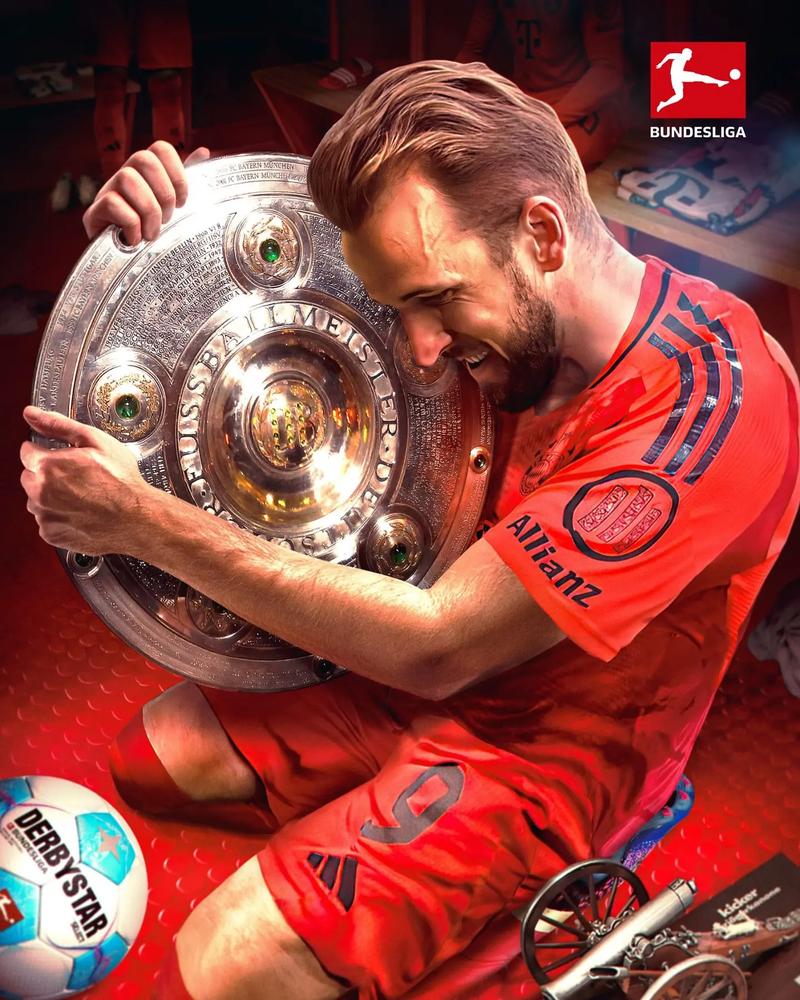 累！凯恩本场5射0正+1中框 4长传3成功 9对抗3成功 仅获评6.5分